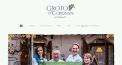 Desktop Screenshot of grotodecorgnan.it